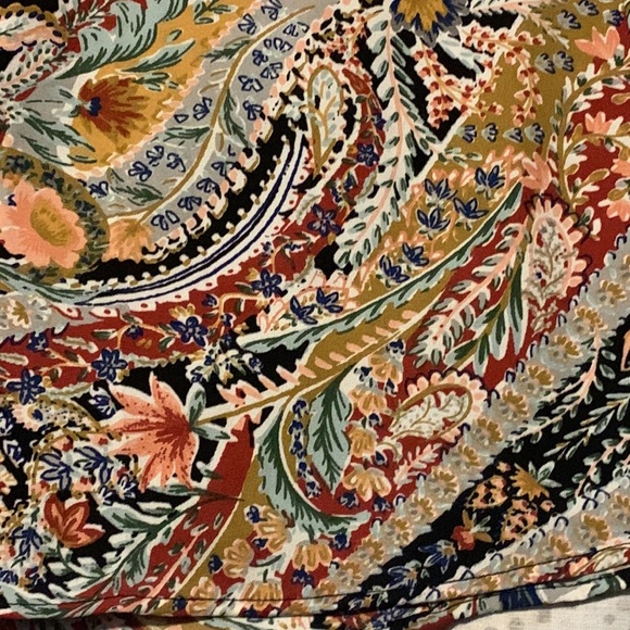 NWT Vince Camuto Tapestry Paisley Print Pull-On Midi Skirt Sz M - Picture 5 of 9